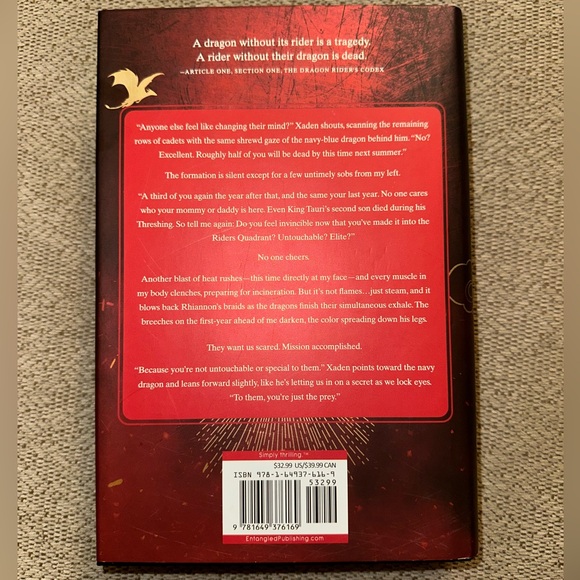 Fourth Wing Red Holiday Edition - Picture 2 of 8